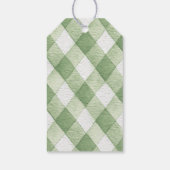 Rustic Gender Neutral Little Sprout Baby Shower Cadeaulabel (Achterkant)