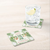 Rustic Gender Neutral Little Sprout Baby Shower Kartonnen Onderzetters (Insitu)