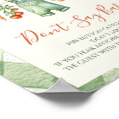 Rustic Gender Neutral Sprout Baby Shower Fun Game Poster (Hoek)