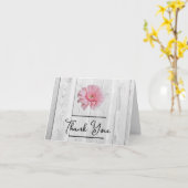 Rustic Gerber Daisy - Hartelijk dank Kaart (Gele Bloem)