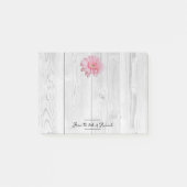 Rustic Gerber Daisy Personalized Notes (Voorkant)