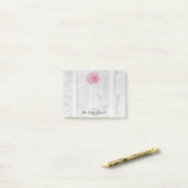 Rustic Gerber Daisy Personalized Notes (Op bureau)