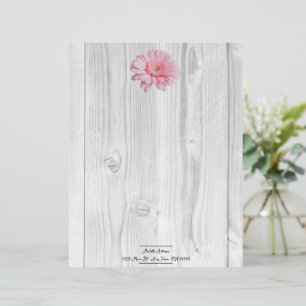 Rustic Gerber Daisy - Speciaal papierblad