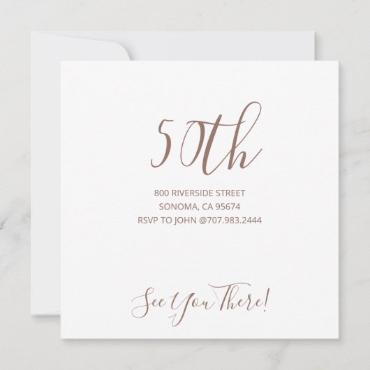 Rustic Ggloed String Lights Floral Birthday Party Kaart (Achterkant)