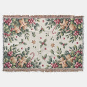 Rustic Gingerbread Holiday Deken (Voorkant)