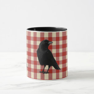 Rustic Gingham Crow Mok