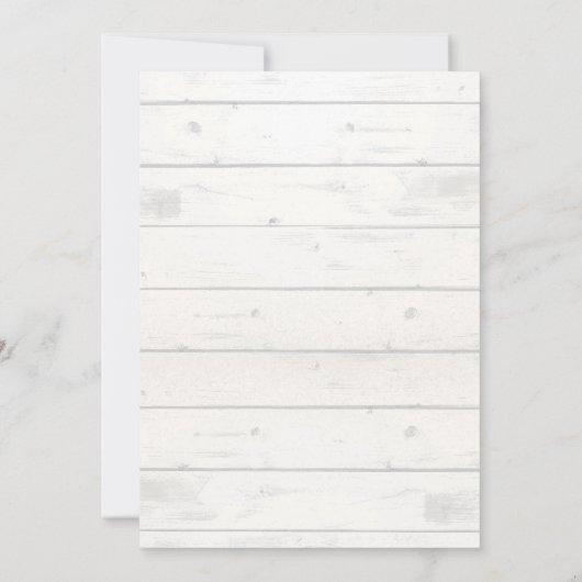 Rustic Girl Elephant Baby shower Invitation Roze Kaart (Achterkant)