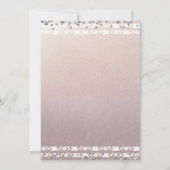 Rustic Glam Boho Bloem Koeschedel Verjaardagsfeest Kaart (Achterkant)