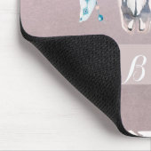 Rustic Glam Boho Floral Koe Skull Iridescent Chic Muismat (Hoek)