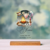 Rustic Glam Chic Camp Bruid Favorieten Acryl Bord (Neutraal)