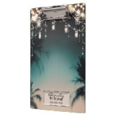 Rustic Glam Mason Jar Lights Glam Persoonlijk Klembord (Links)