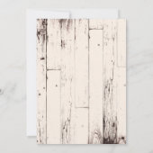 Rustic Glam Roos Gold Pink Grey 15 Quinceañera Kaart (Achterkant)