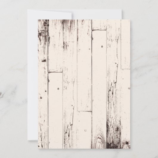 Rustic Glam Roos Gold Pink Grey Sweet 16 Party Kaart (Achterkant)