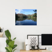 Rustic Glassy Lake Print (Thuiskantoor)