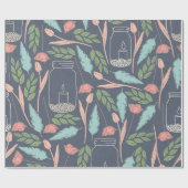 Rustic Glow Spring Wrapping Paper Cadeaupapier (Vlak)