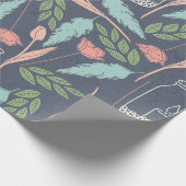 Rustic Glow Spring Wrapping Paper Cadeaupapier (Hoek)