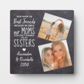 Rustic God maakte ons beste vriendschapsfoto Fotoplaat (Voorkant)