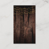 Rustic Gold Anchor Baby shower Informatiekaartje (Achterkant)