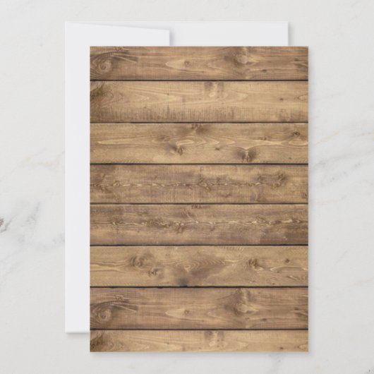 Rustic Gold Anchor String Lights Barn Baby shower Kaart (Achterkant)