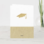 Rustic Gold Blue 2023 Afstuderen 2 Photo Afstudere Kaart (Achterkant)