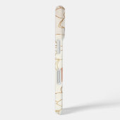 Rustic Gold Blush Waterverf Bloemen Case-Mate iPhone Case (Achterkant / Rechts)