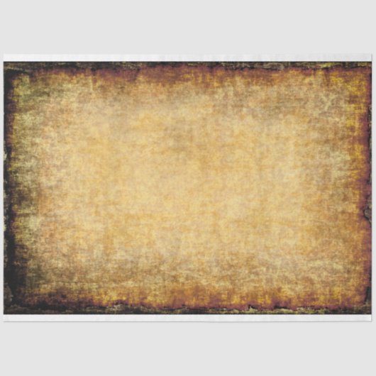 Rustic Gold Brown Texture Background lg Tissuepapier (Voorkant)