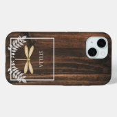 Rustic Gold Dragonfly - Aangepast Case-Mate iPhone Case (Achterkant (horizontaal))