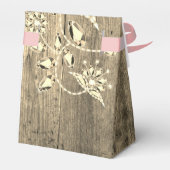 Rustic Gold Floral Gem Bedankdoosjes (Achterkant)