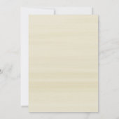 Rustic Gold Glitter Floral Vrijgezellenfeest Kaart (Achterkant)