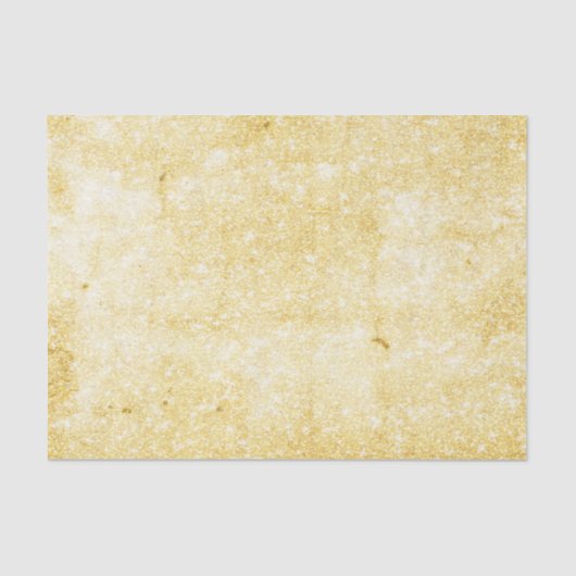 Rustic Gold Grunge Pattern Tissuepapier (Voorkant)