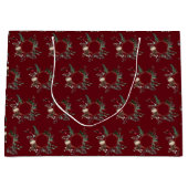 Rustic Gold Lijst Berry Pinecone Wreater Kerstmis Groot Cadeauzakje (Voorkant)