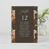 Rustic Gold, Paarse BR2 Tafelnummer Zitenkaart (Staand voorkant)