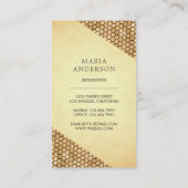  Rustic Gold Royal Queen Bee Bee Visitekaartje (Achterkant)