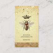  Rustic Gold Royal Queen Bee Bee Visitekaartje (Voorkant)
