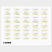 Rustic Golden Frame Wildflower on the way Sticker (Vel)