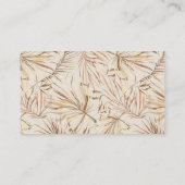 Rustic Golden Greenery bruiloft rsvp online Informatiekaartje (Achterkant)