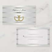 Rustic Golden Hoefijzers Silver Wharkards Plaatskaartje (Voorkant / Achterkant)