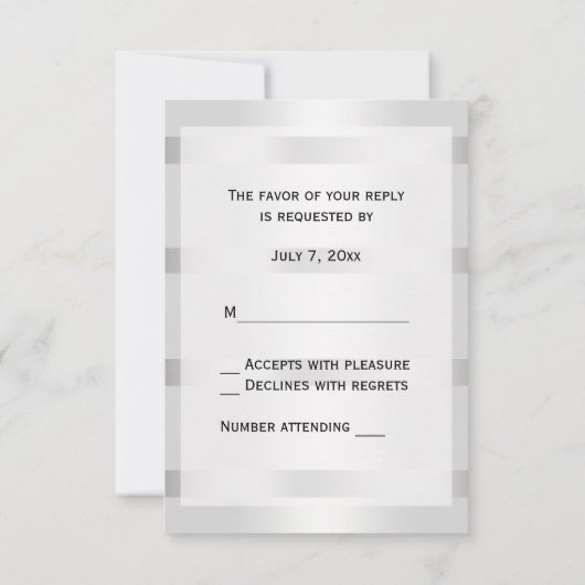 Rustic Golden Hoefijzers Silver Wht RSVP (Achterkant)