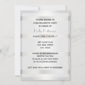 Rustic Golden Hoefijzers Silver Wht tegen Bachelor Kaart (Achterkant)