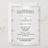 Rustic Golden Hoefijzers Silver Wht tegen Verlovin Kaart (Achterkant)