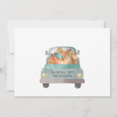 Rustic Golden Sunflower Floral Retirement Party Kaart (Achterkant)