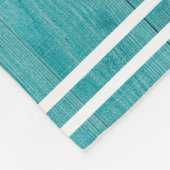 Rustic Golden Yellow Sunflower Blauwgroen Hood | Fleece Deken (Hoek)