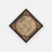 Rustic Gothic Skeletons | Spiders Deco Wedding Na Servet (Hoek)