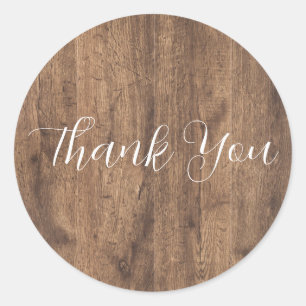 Rustic Goud Eucalyptus & Witte Bloemige Bruiloft Ronde Sticker