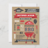 Rustic Gradation BBQ Invitation II Kaart (Voorkant)