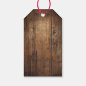 Rustic Graduation Cowboy Graduate Party Cadeaulabel (Achterkant)