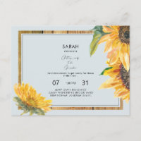 Rustic Grandma's Nursery Baby shower Blue