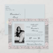 Rustic Grandma's Nursery Virtual Grandbaby Shower Uitnodiging Briefkaart (Voorkant / Achterkant)