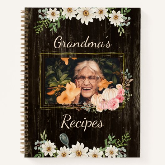 Rustic Grandma's Recipes with Photo Notitieboek (Voorkant)