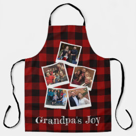 Rustic Grandpa's Joy 5 Photo Collage Buffalo Pset Schort